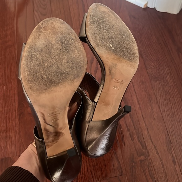 Gucci metallic heels - Picture 3 of 4